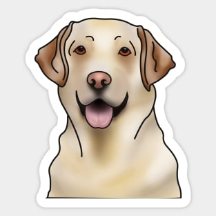 Labrador Retriever Dog Portrait Sticker